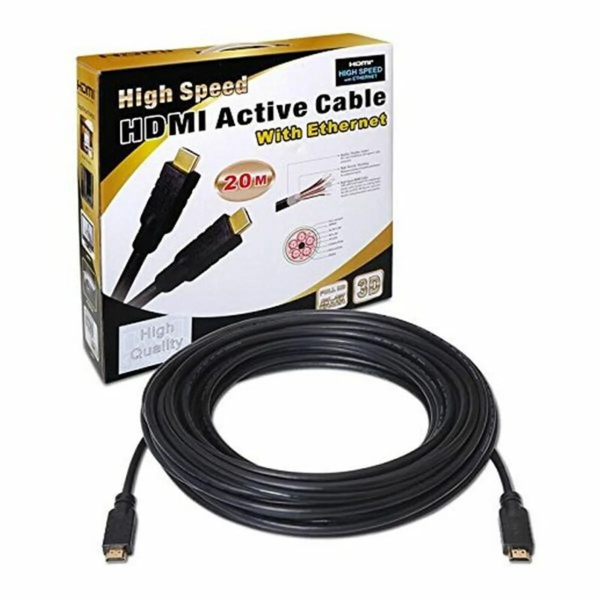 Cable hdmi avec ethernet nanocable 10 15 1820 20 m v1 4 noir 20 m s990520544. Diaytar vous invite à un voyage shopping au cœur des produits qui définissent le mode de vie contemporain