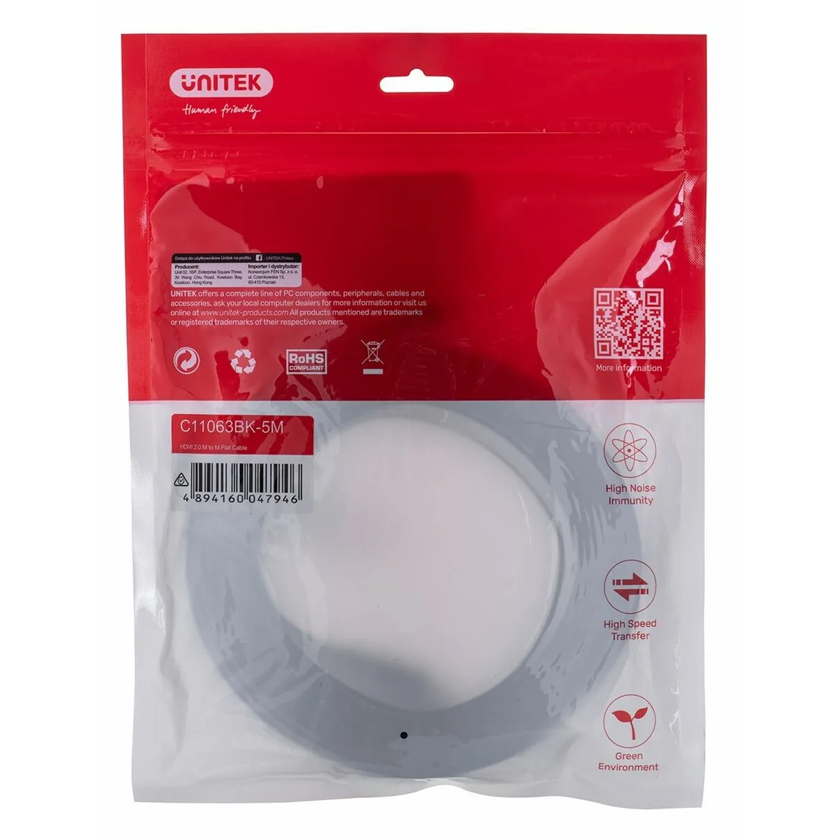 Cable hdmi unitek c11063bk 5m noir 5 m s9110334690. Diaytar a bâti sa réputation sur un mélange parfait entre produits technologiques innovants et articles généraux de qualité supérieure