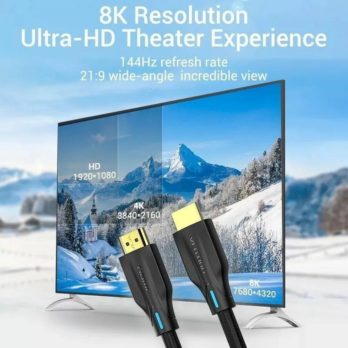 Cable hdmi vention aaubf 1 m s990860413. Notre mission chez Diaytar : démocratiser l'accès aux produits extraordinaires, sans rogner sur le design ou la qualité.