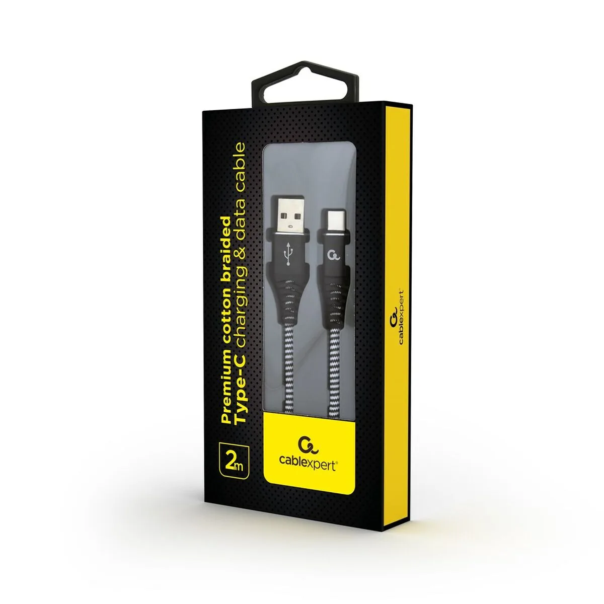 Cable micro usb 2 0 b vers usb c gembird cc usb2b amcm 2m bw noir 2 m s913964968. Votre style, votre personnalité, nos produits : bienvenue chez Diaytar !