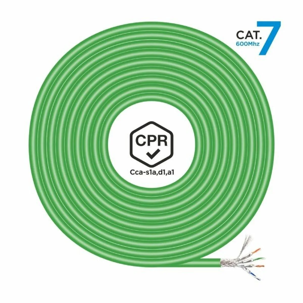 Cable reseau rigide ftp 7eme categorie aisens awg23 vert 500 m s563075589. Bien plus qu'un simple site, Diaytar est une expérience de découverte permanente de produits utiles, beaux et novateurs
