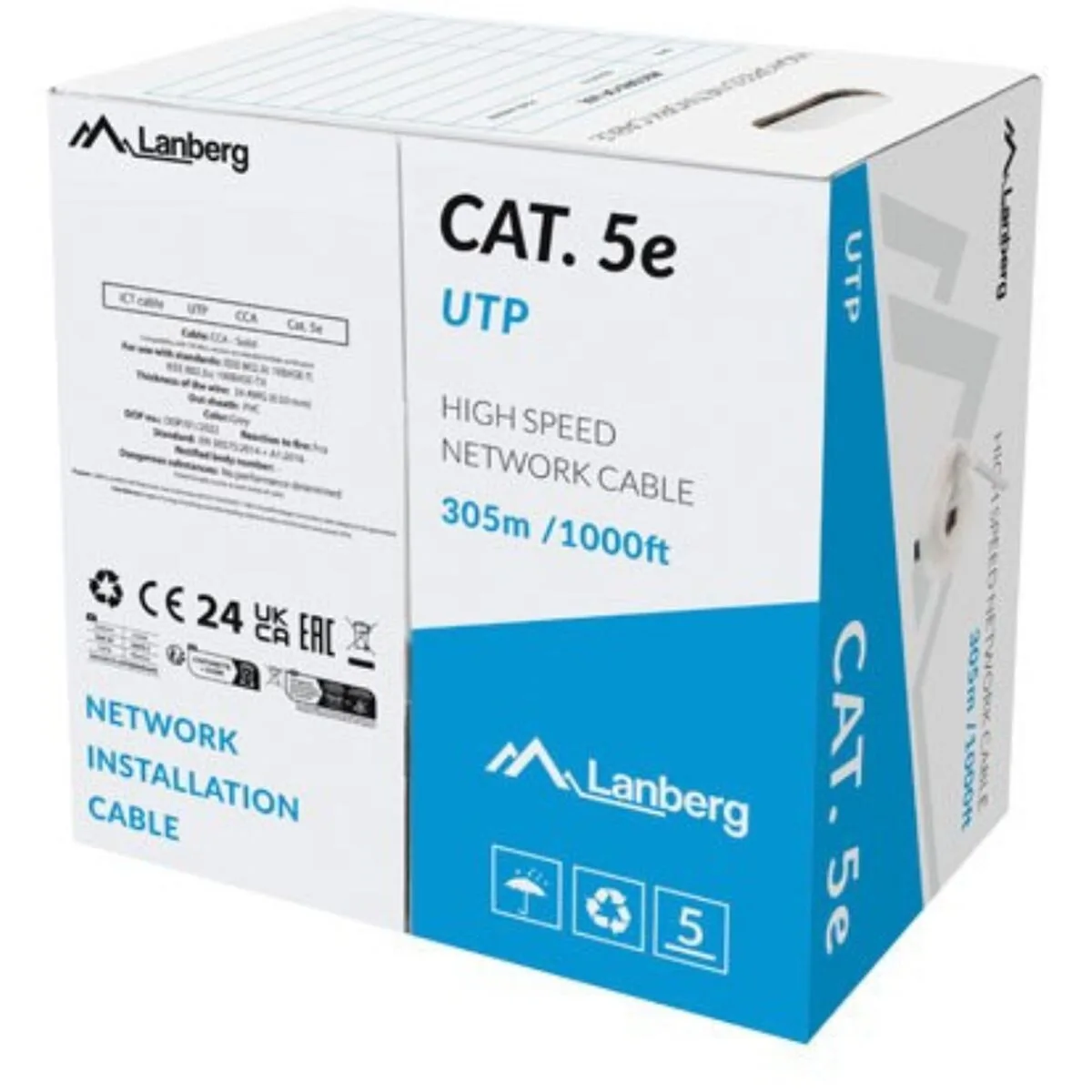 Cable reseau rigide utp 6eme categorie lanberg lcu5 15cc 0305 s gris 305 m s563251775. Nous sommes les archéologues du produit parfait. Diaytar exhume pour vous les trésors cachés du marché.