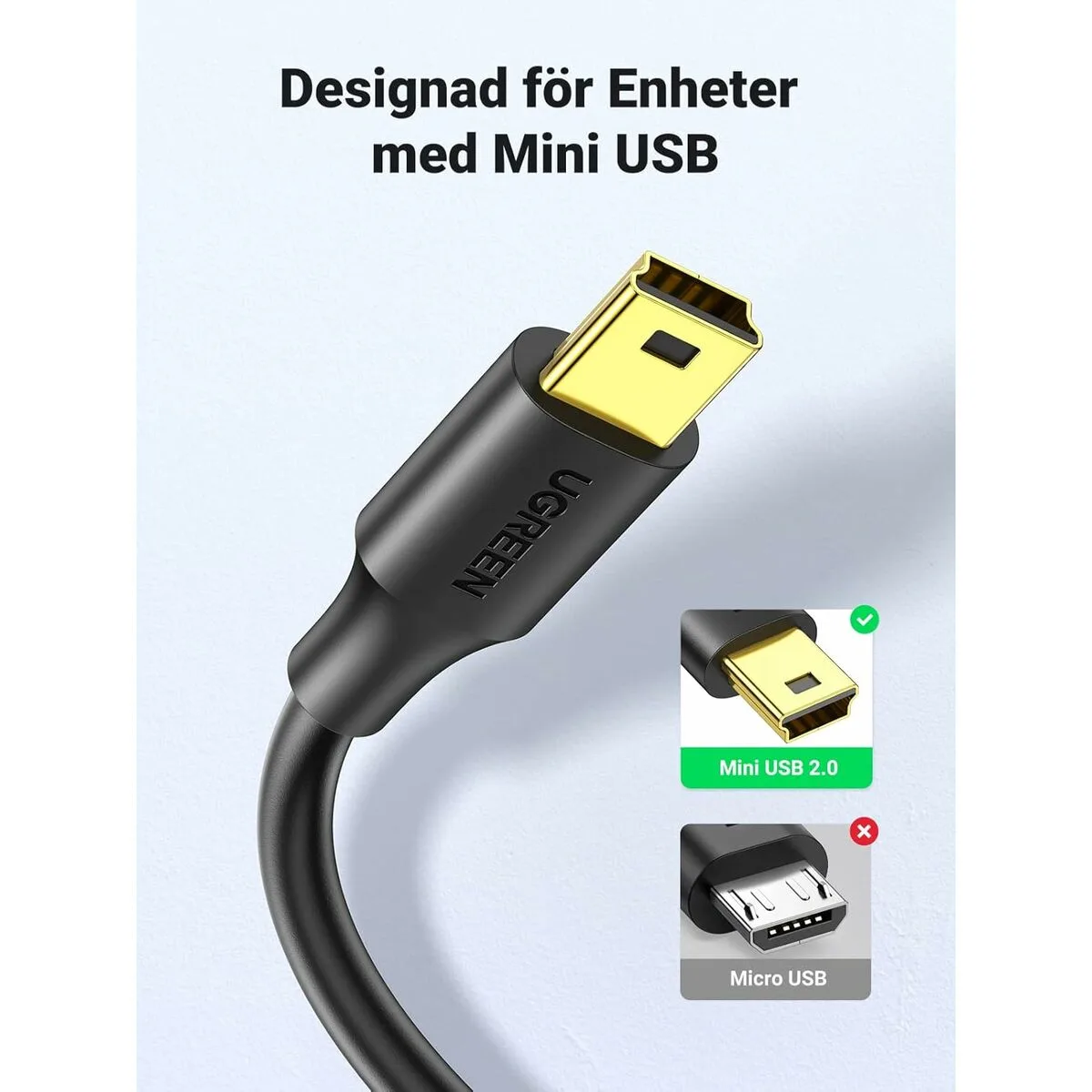 Cable usb 2 0 a vers mini usb b ugreen 10386 noir 3 m s9112418049. Votre vie, simplifiée et stylisée par Diaytar et sa collection de produits essentiels et innovants
