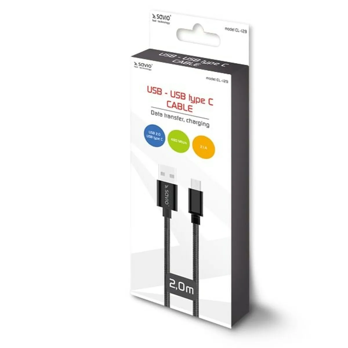 Cable usb a vers usb c savio cl 129 noir 2 m s911549320. Diaytar capitalise sur la diversité : notre force est de vous offrir un choix immense sans jamais sacrifier la qualité