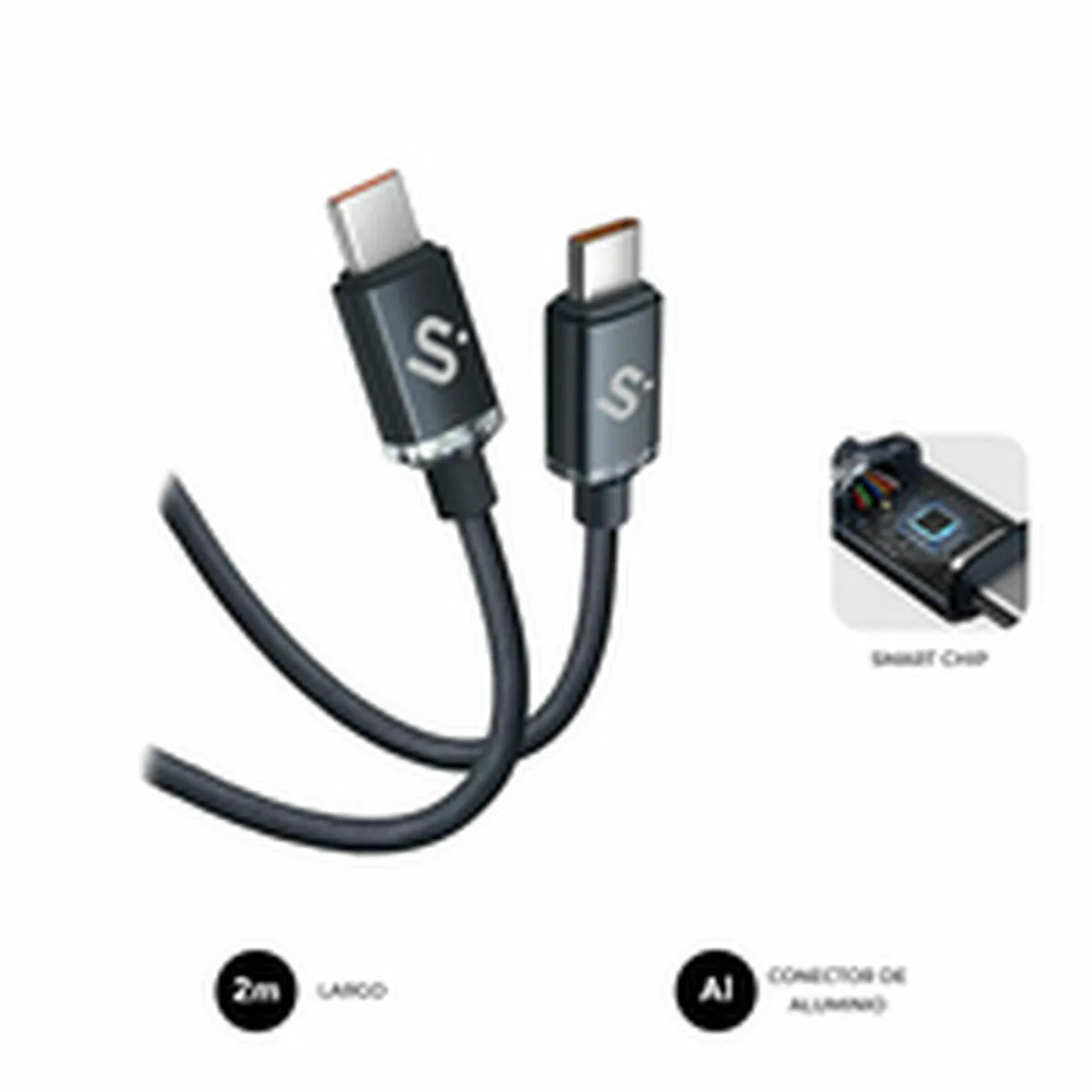 Cable usb c vers usb c subblim optimus noir 2 m m052927324. Découvrez l'univers Diaytar : une boutique en ligne généraliste qui marque style, qualité et originalité dans chaque produit