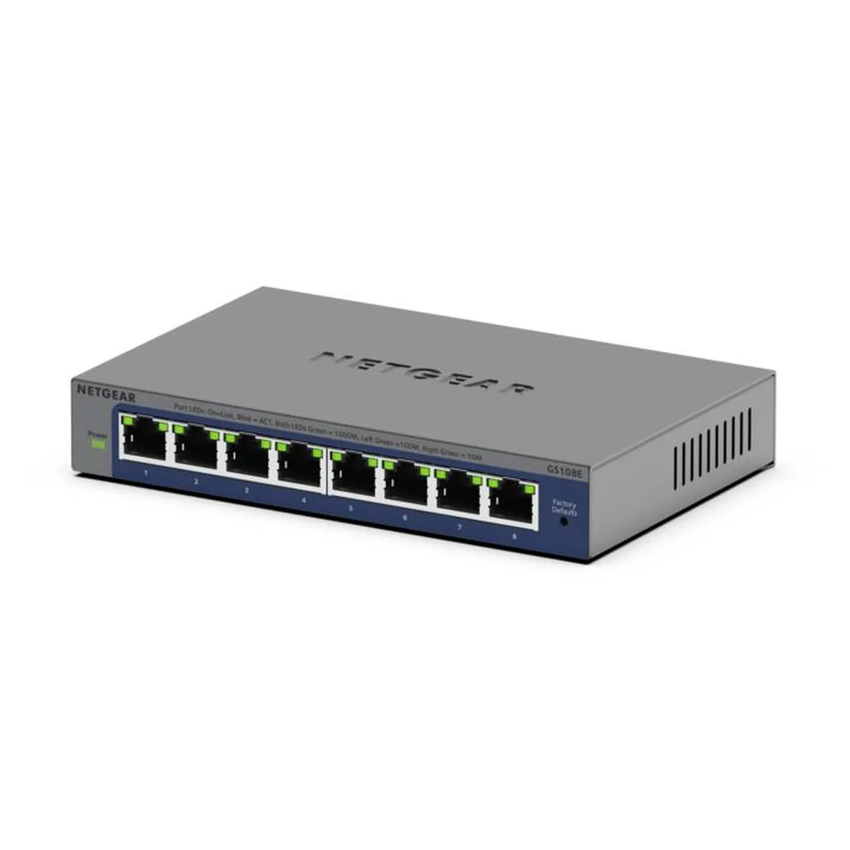 Cable usb netgear gs108e 400eus gris s5527427191. Découvrez l'univers Diaytar - Des milliers de produits sélectionnés avec soin pour vous.