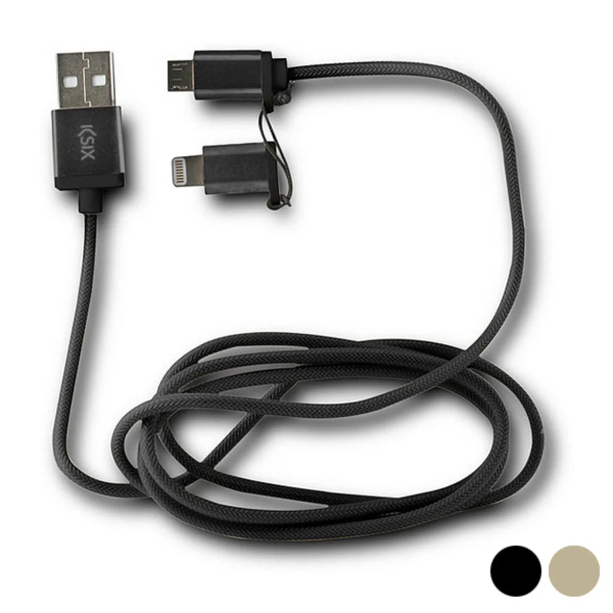 Cable usb vers micro usb et lightning ksix s190170169. Diaytar vous habille de la tête aux pieds avec goût et raffinement.