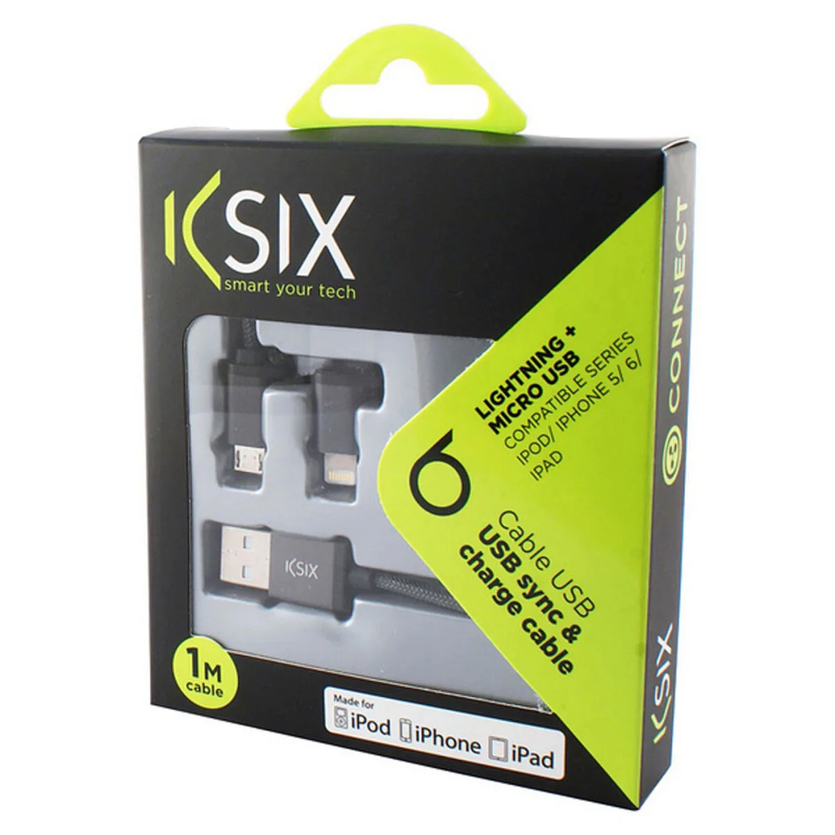 Cable usb vers micro usb et lightning ksix s190170182. Prêt à upgrade votre vie ? Diaytar dégaine une arsenal de produits pour passer au niveau supérieur.