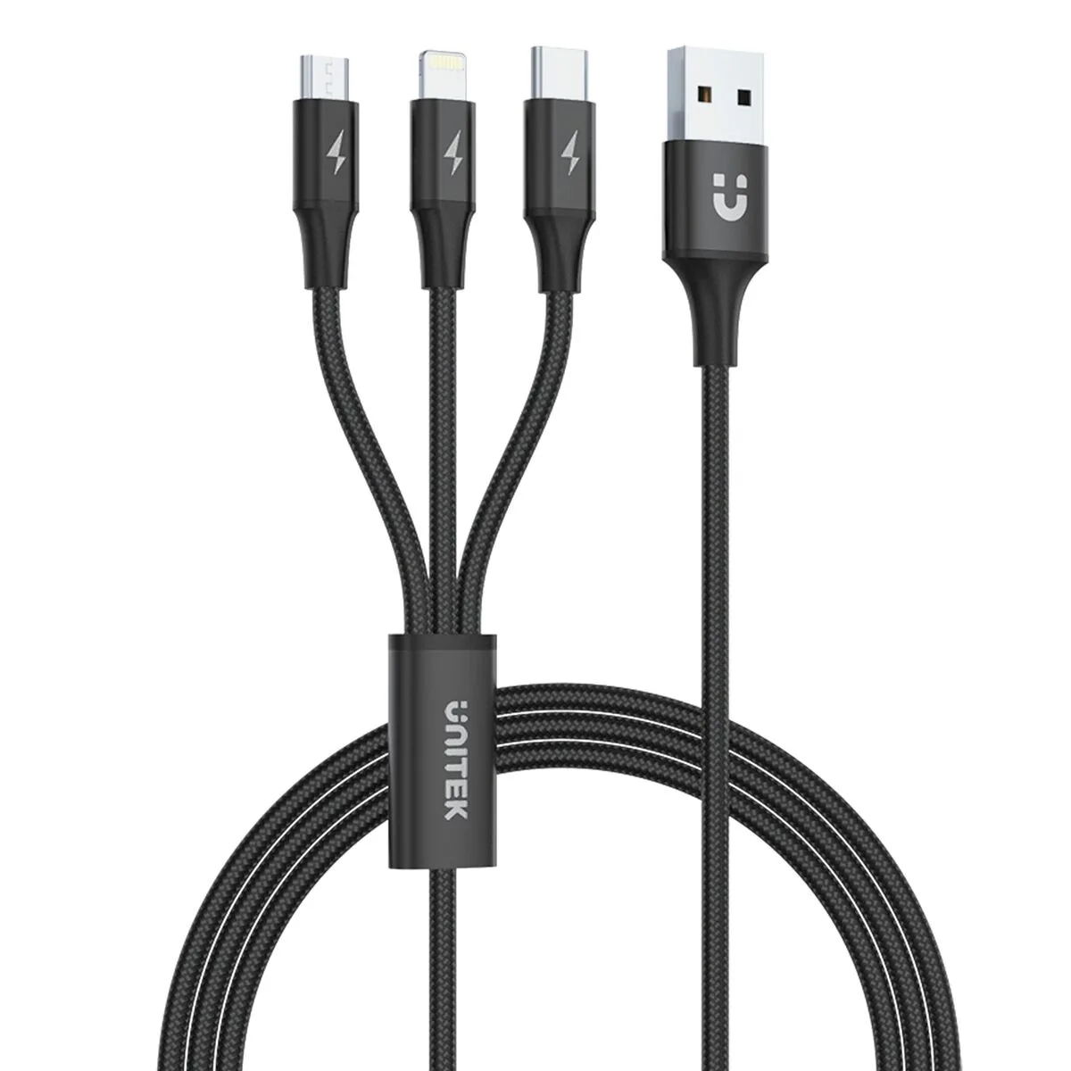 Cable usb vers micro usb usb c et lightning unitek c14049bk noir 1 2 m s911563574. Bienvenue chez Diaytar, où l'élégance rencontre l'innovation avec nos produits électroniques dernier cri et nos créations maison exclusives