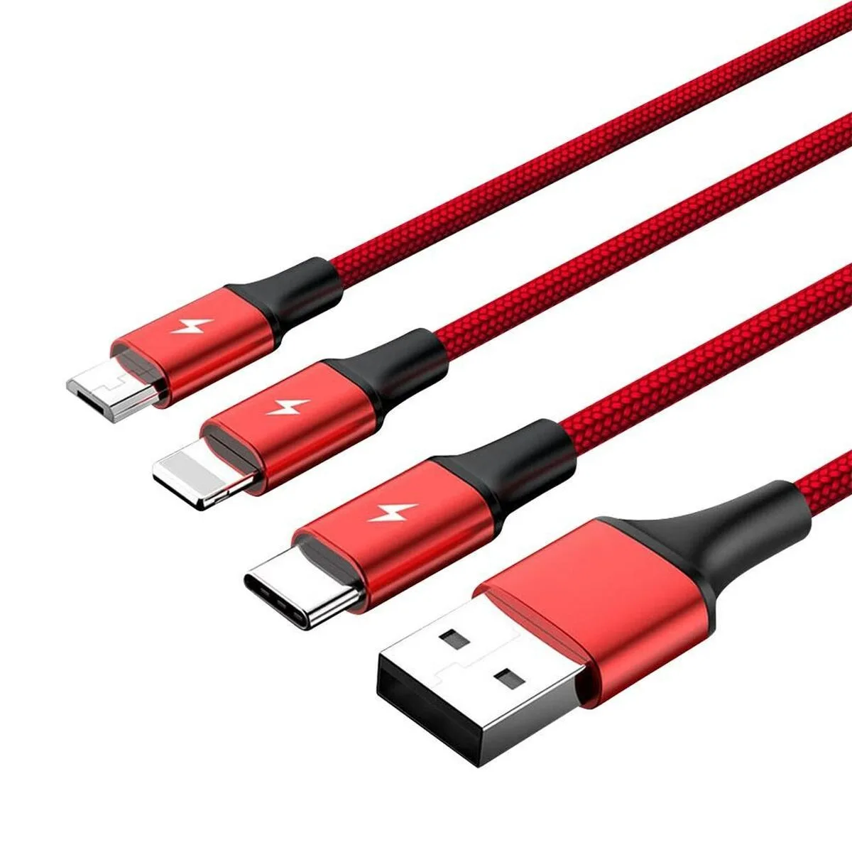 Cable usb vers micro usb usb c et lightning unitek c4049rd rouge 1 2 m s911562827. La recette Diaytar : un tiers de design, un tiers d'innovation, un tiers de fonctionnalité. Le tout saupoudré de tendance.