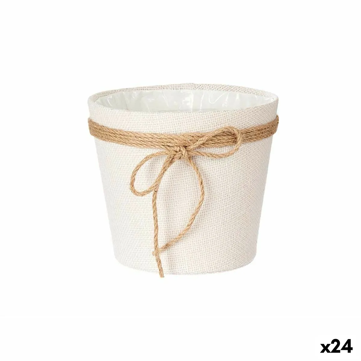 Cache pot 18 x 16 cm blanc corde plastique 24 unites s361840740. Diaytar, la preuve qu'une boutique généraliste peut être synonyme de goût, d'exigence et d'innovation constante