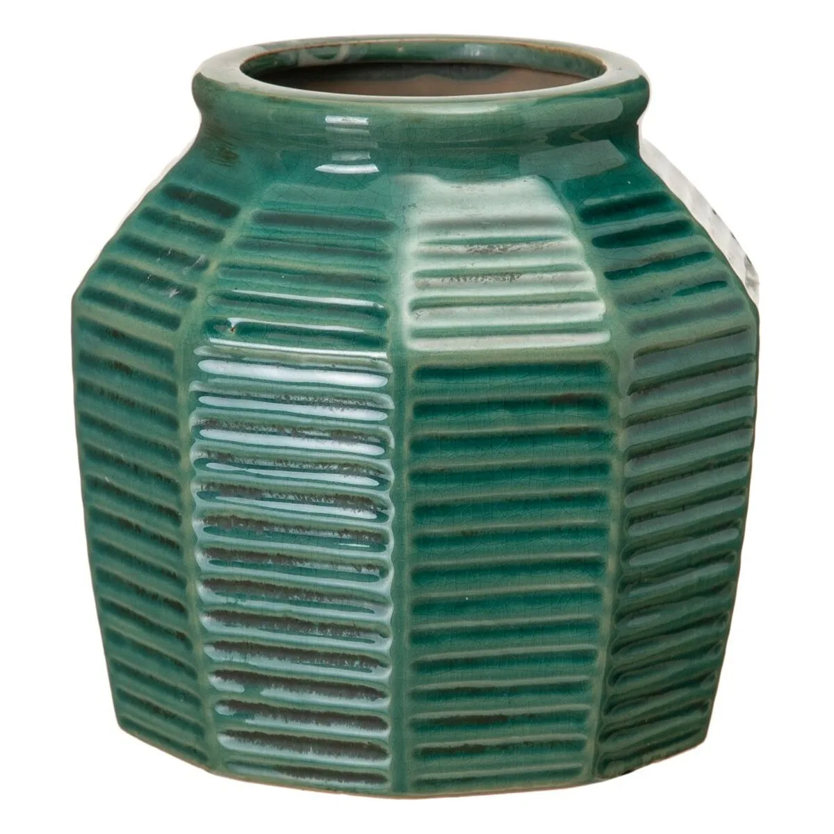 Cache pot 19 5 x 19 5 x 18 5 cm ceramique bleu fonce s880115836. Découvrez l'univers Diaytar : une boutique en ligne généraliste qui marque style, qualité et originalité dans chaque produit