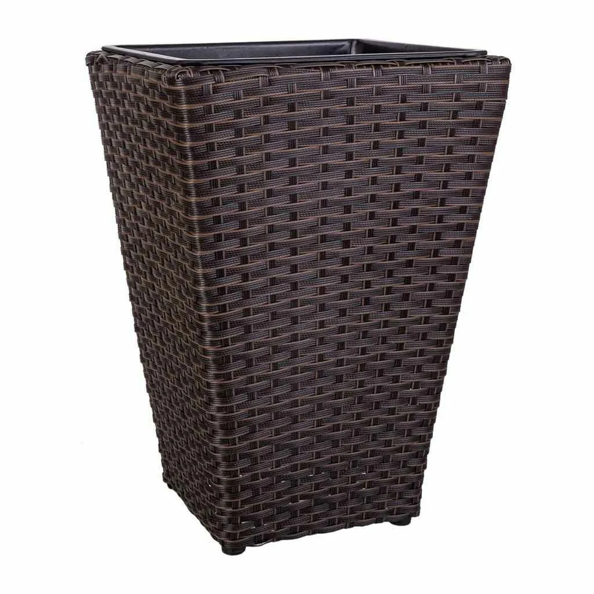 Cache pot alexandra house living marron fer rotin plastique 28 x 40 x 28 cm d163103761. Diaytar réinvente votre quotidien avec des objets déco pleins de charme.
