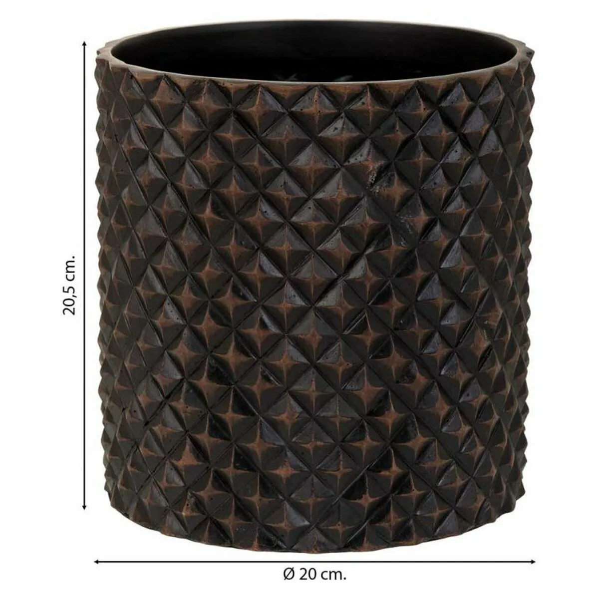 Cache pot alexandra house living marron polyresine 20 x 20 x 20 cm d163227056. Notre credo ? L'excellence accessible. Diaytar rend le premium attainable dans chaque catégorie de produits.