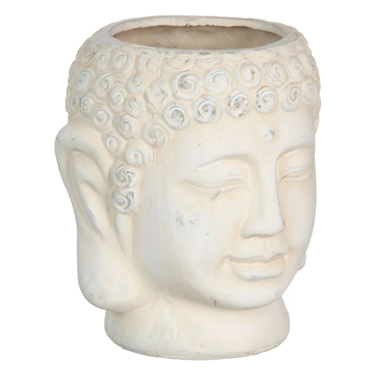 Cache pot creme terre cuite buda oriental 14 x 14 x 15 5 cm s880657449. Rejoignez la communauté Diaytar et vivez une expérience shopping unique.