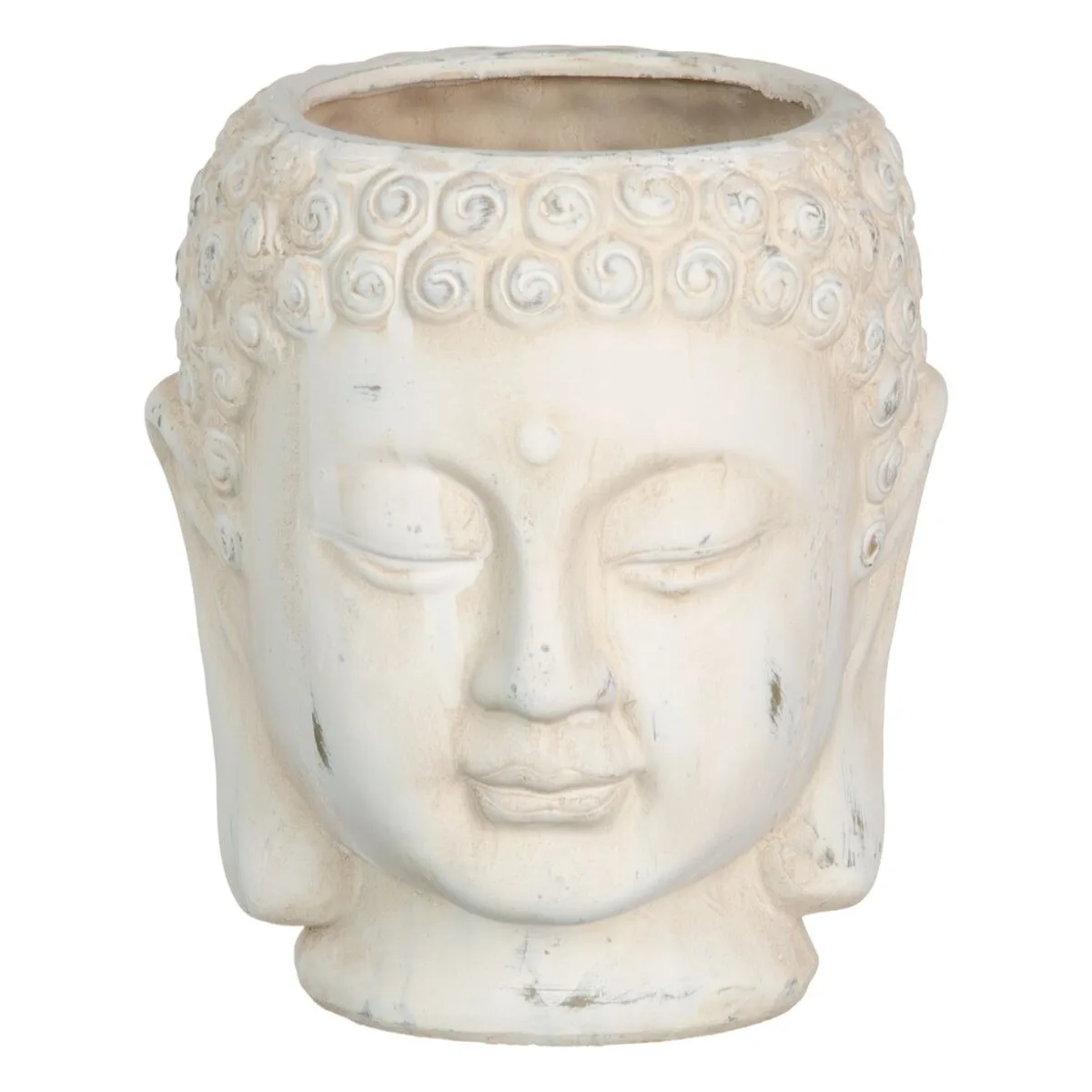 Cache pot creme terre cuite buda oriental 17 1 x 16 6 x 20 cm s880604223. Exprimez votre personnalité avec les accessoires tendance de Diaytar.