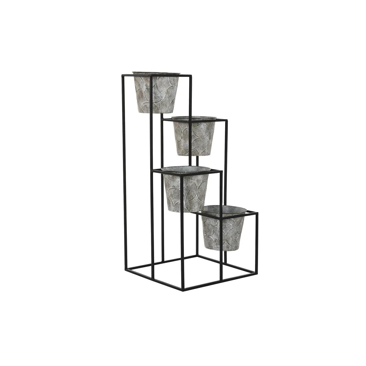 Cache pot dkd home decor gris metal use 34 x 34 x 71 cm rond s303464442. Diaytar vous habille de la tête aux pieds avec goût et raffinement.