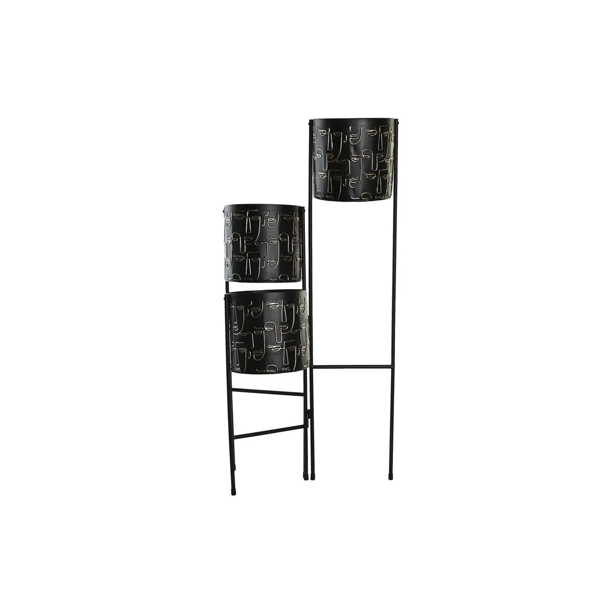 Cache pot dkd home decor noir dore metal visage 22 x 22 x 93 cm s304443464. Nous sommes fiers de vous présenter Diaytar, une plateforme où l'amour du produit général et tendance est roi