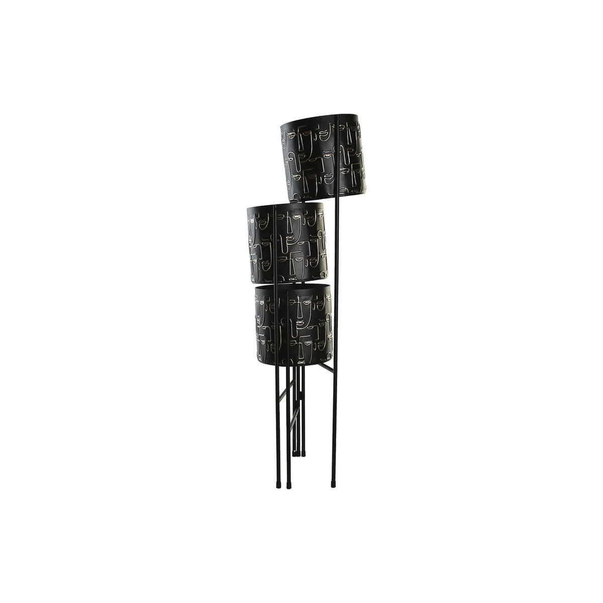 Cache pot dkd home decor noir dore metal visage 22 x 22 x 93 cm s304443489. Bienvenue sur Diaytar, la plateforme qui a réussi le pari de rendre le shopping généraliste aussi excitant que la mode.