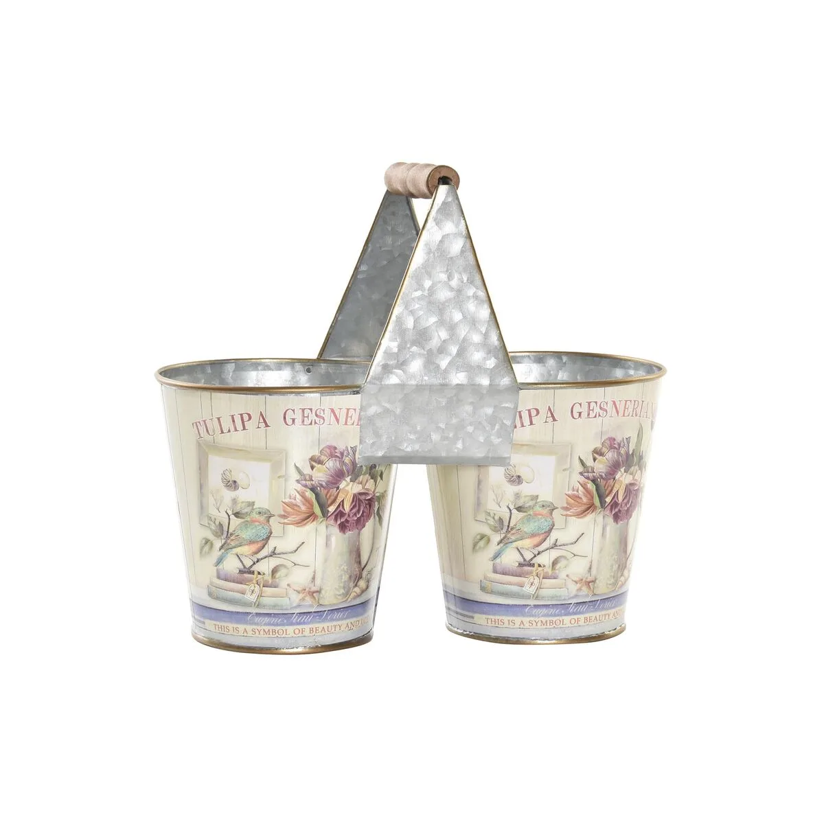 Cache pot dkd home decor rose metal shabby chic 24 x 12 x 23 cm s303207310. Diaytar - L'art de bien vivre commence ici. Découvrez nos collections exclusives.