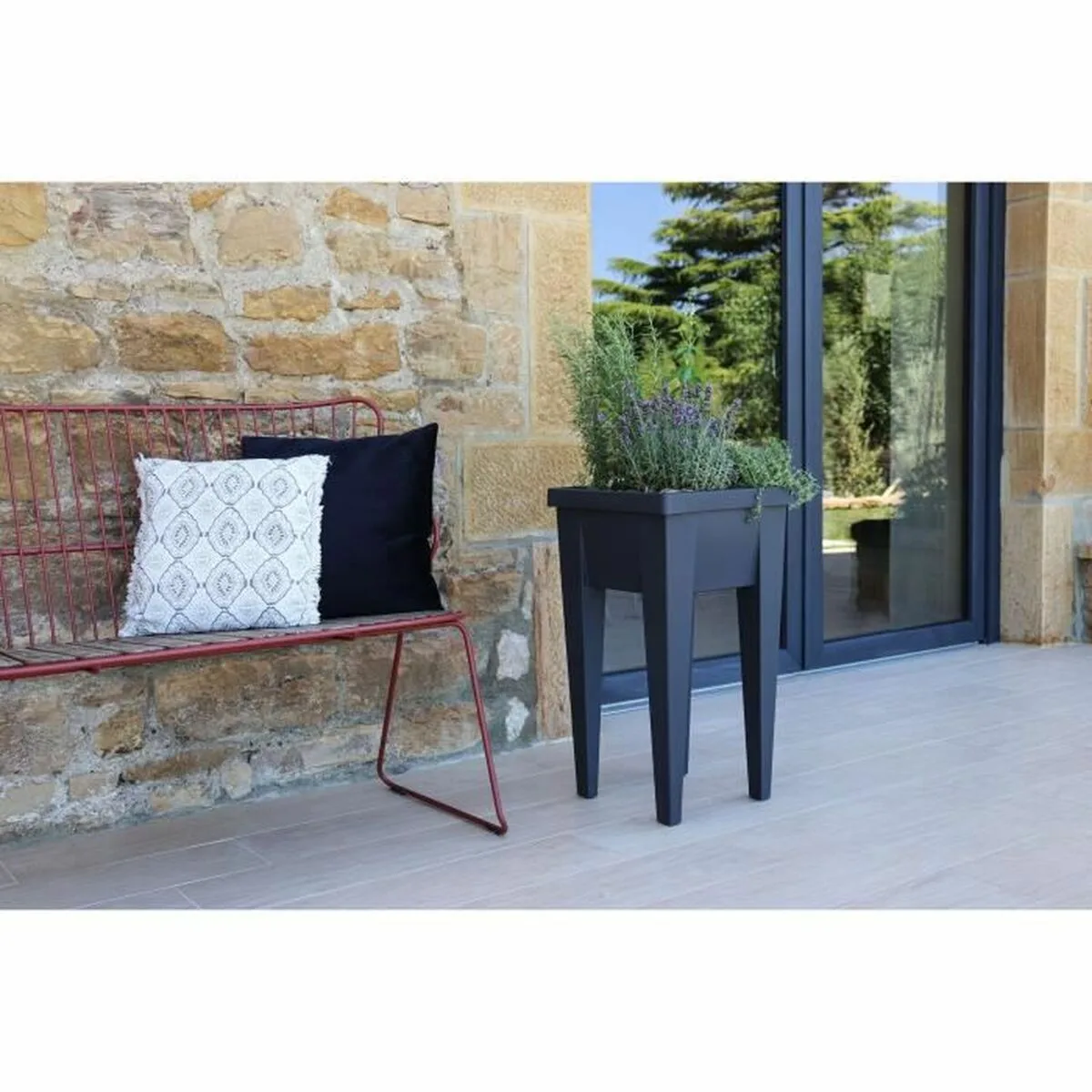 Cache pot eda vegetales table de culture 38 5 x 38 5 x 68 cm s718606456. Diaytar : Votre portail vers un monde de produits où la frontière entre l'essentiel et le superflu devient délicieusement floue