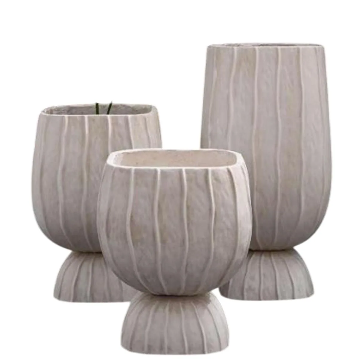 Cache pot home esprit argile fibre moderne 32 x 32 x 60 cm s306122493. Votre boutique de confiance Diaytar vous accompagne dans tous vos projets.
