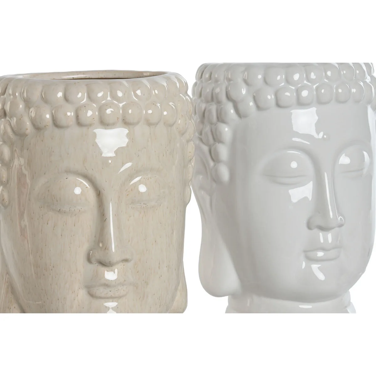 Cache pot home esprit blanc beige ceramique 15 x 15 x 25 cm 2 unites s305657567. Diaytar anticipe les tendances pour vous offrir le meilleur de la mode.