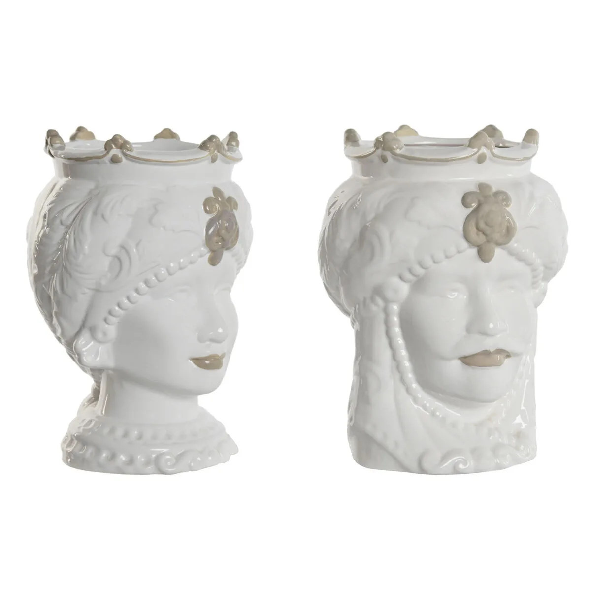 Cache pot home esprit blanc beige porcelaine 15 x 15 x 26 5 cm 2 unites s306043013. C'est officiel : Diaytar devient votre nouvelle addiction shopping. Des produits si bons, vous ne voudrez plus vous arrêter.