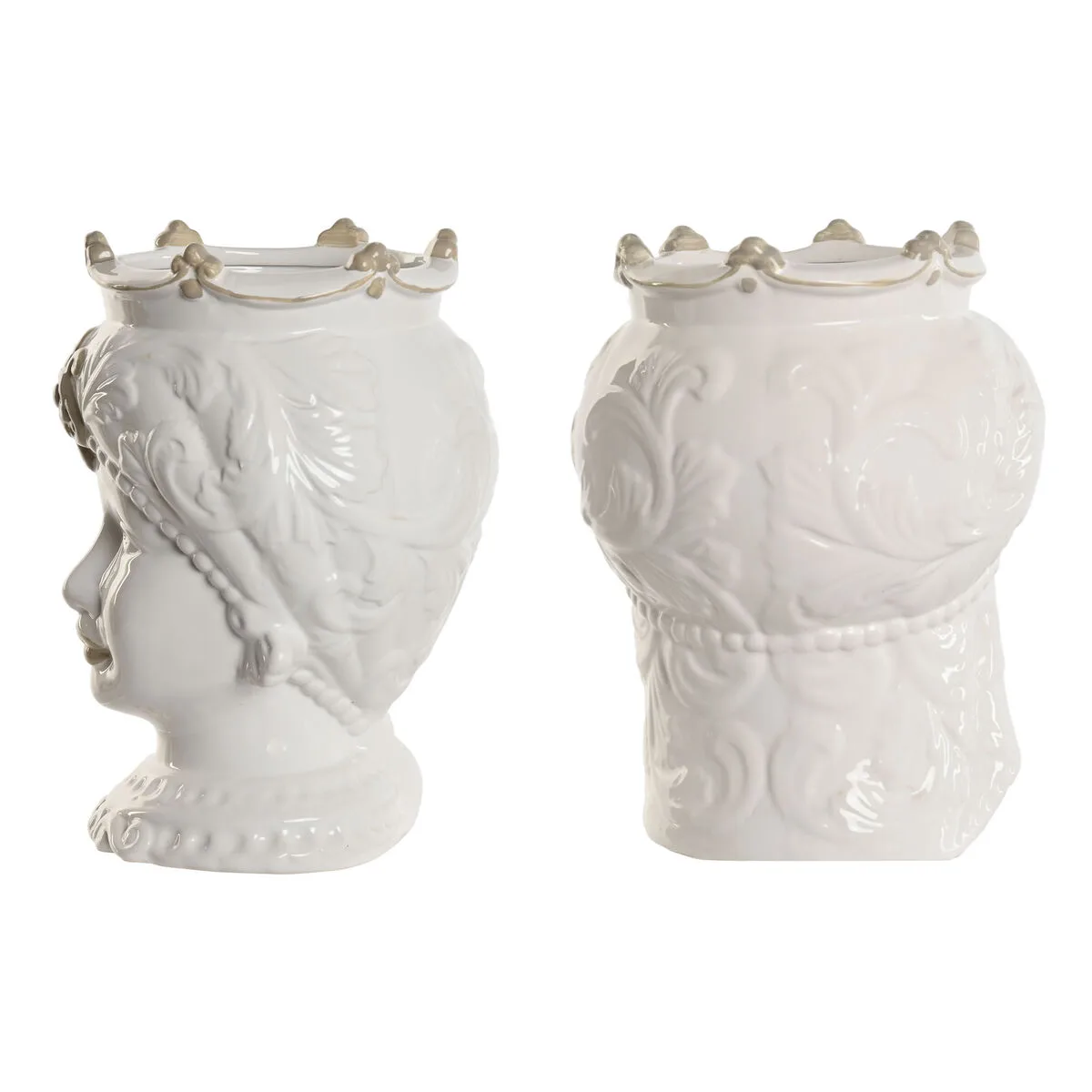 Cache pot home esprit blanc beige porcelaine 15 x 15 x 26 5 cm 2 unites s306043063. Diaytar, c'est la garantie de tomber sur ce produit unique qui fera de votre quotidien une expérience extraordinaire