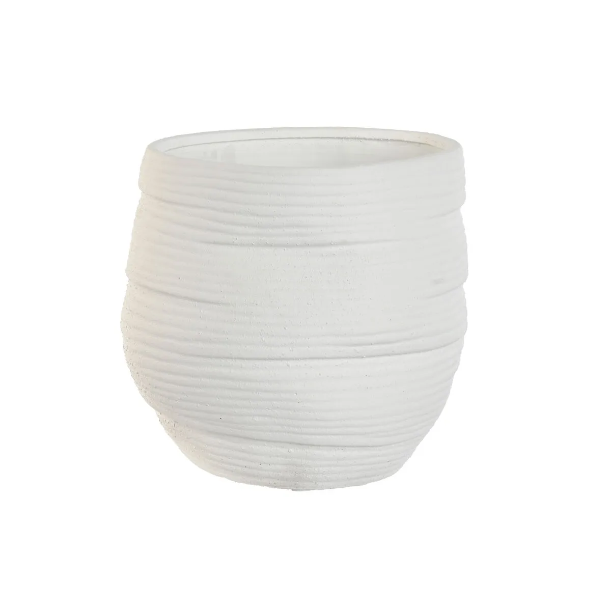 Cache pot home esprit blanc ceramique 29 x 29 x 27 cm s305649210. Osez l'originalité avec les créations mode exclusives de Diaytar.