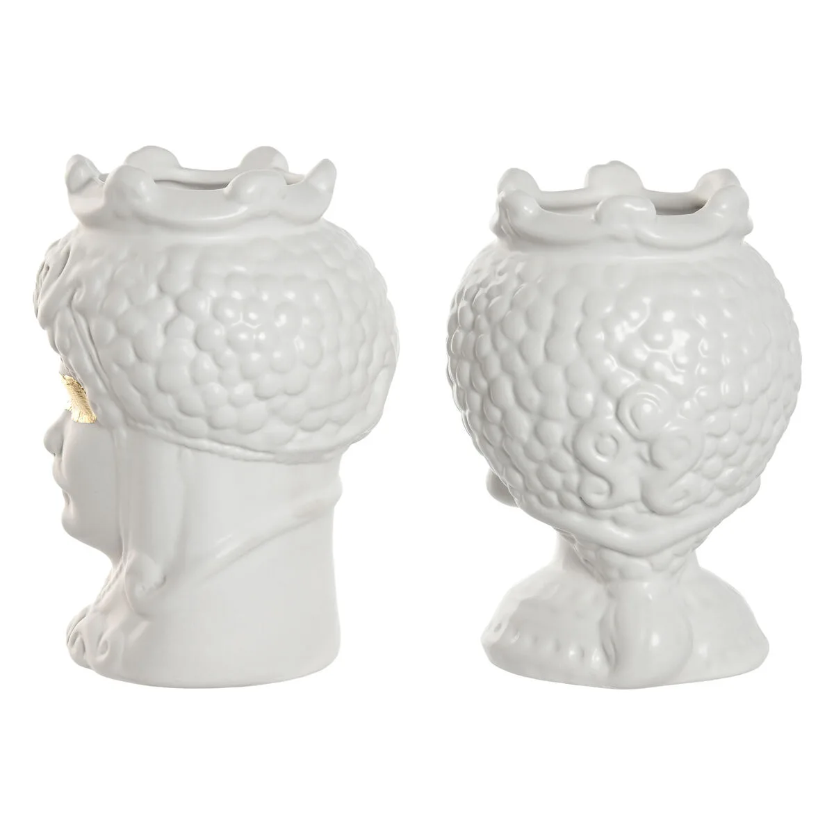 Cache pot home esprit blanc dore porcelaine 10 x 10 x 14 cm 2 unites s306043111. Nous sélectionnons pour Diaytar des produits qui ont une histoire, une âme, et qui sauront trouver une place dans la vôtre.