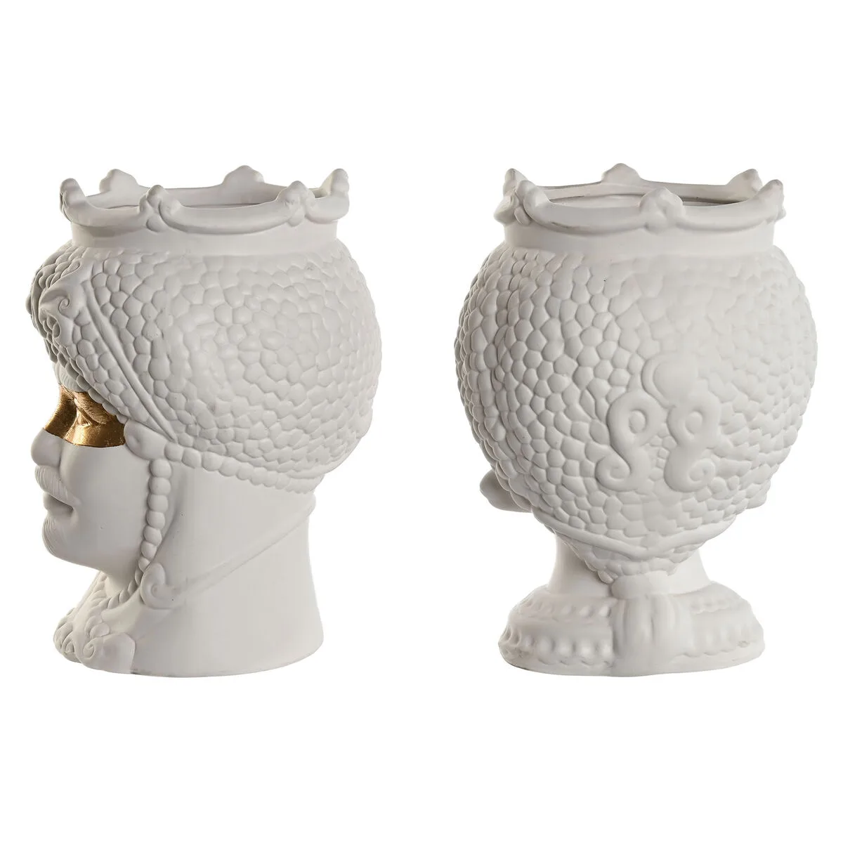 Cache pot home esprit blanc dore porcelaine 15 x 15 x 26 5 cm 2 unites s306043256. Diaytar, c'est le sismographe des tendances : nous captons les vibrations du marché pour vous offrir le meilleur.