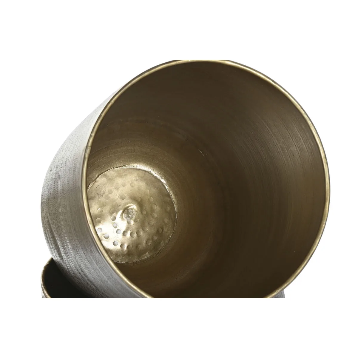 Cache pot home esprit dore argente aluminium moderne 35 x 35 x 63 cm 2 pieces s306044644. Nous sommes Diaytar, les architectes de votre espace de vie en ligne, meublé avec les meilleurs produits du moment