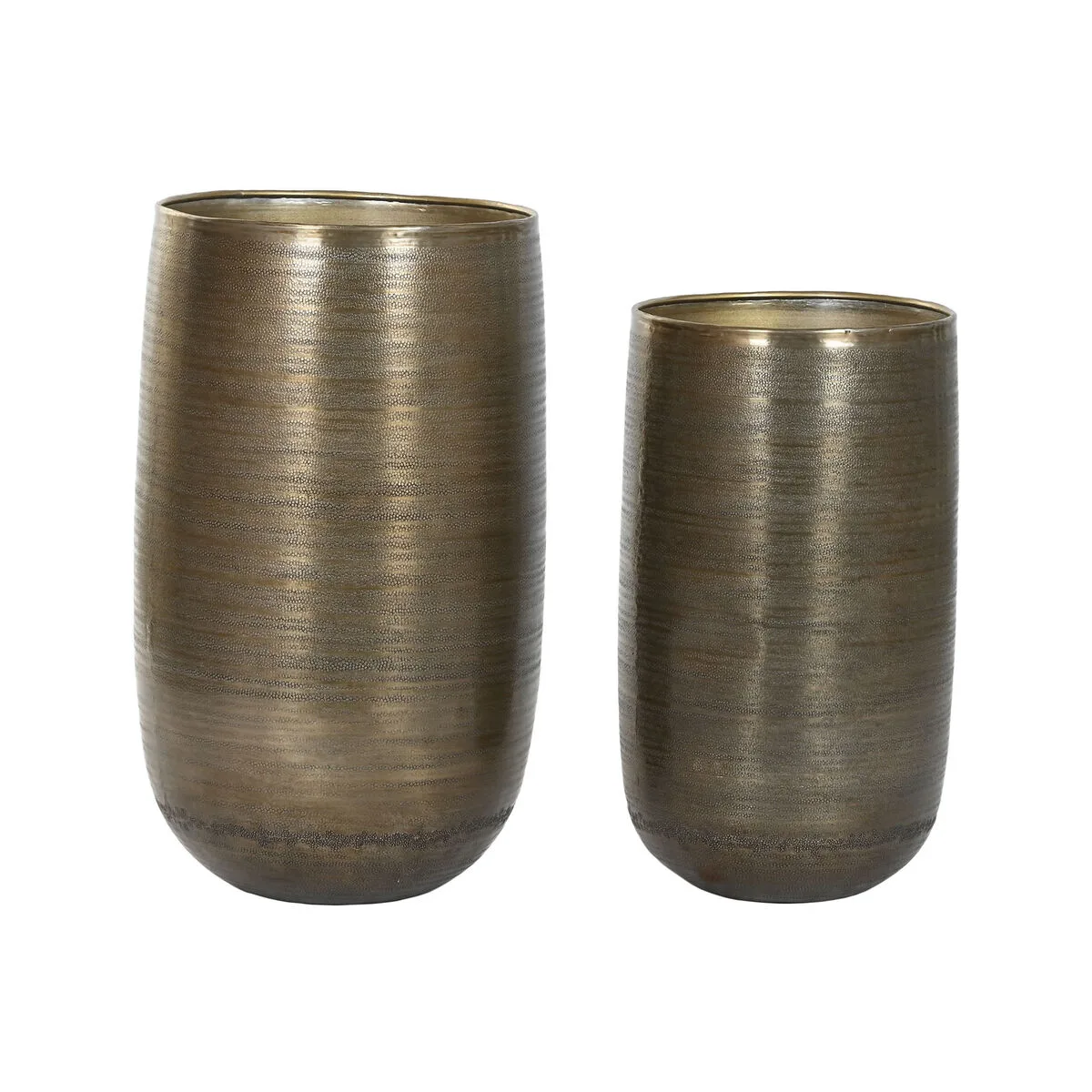 Cache pot home esprit dore argente aluminium moderne 35 x 35 x 63 cm 2 pieces s306044657. Découvrez l'univers Diaytar - Des milliers de produits sélectionnés avec soin pour vous.