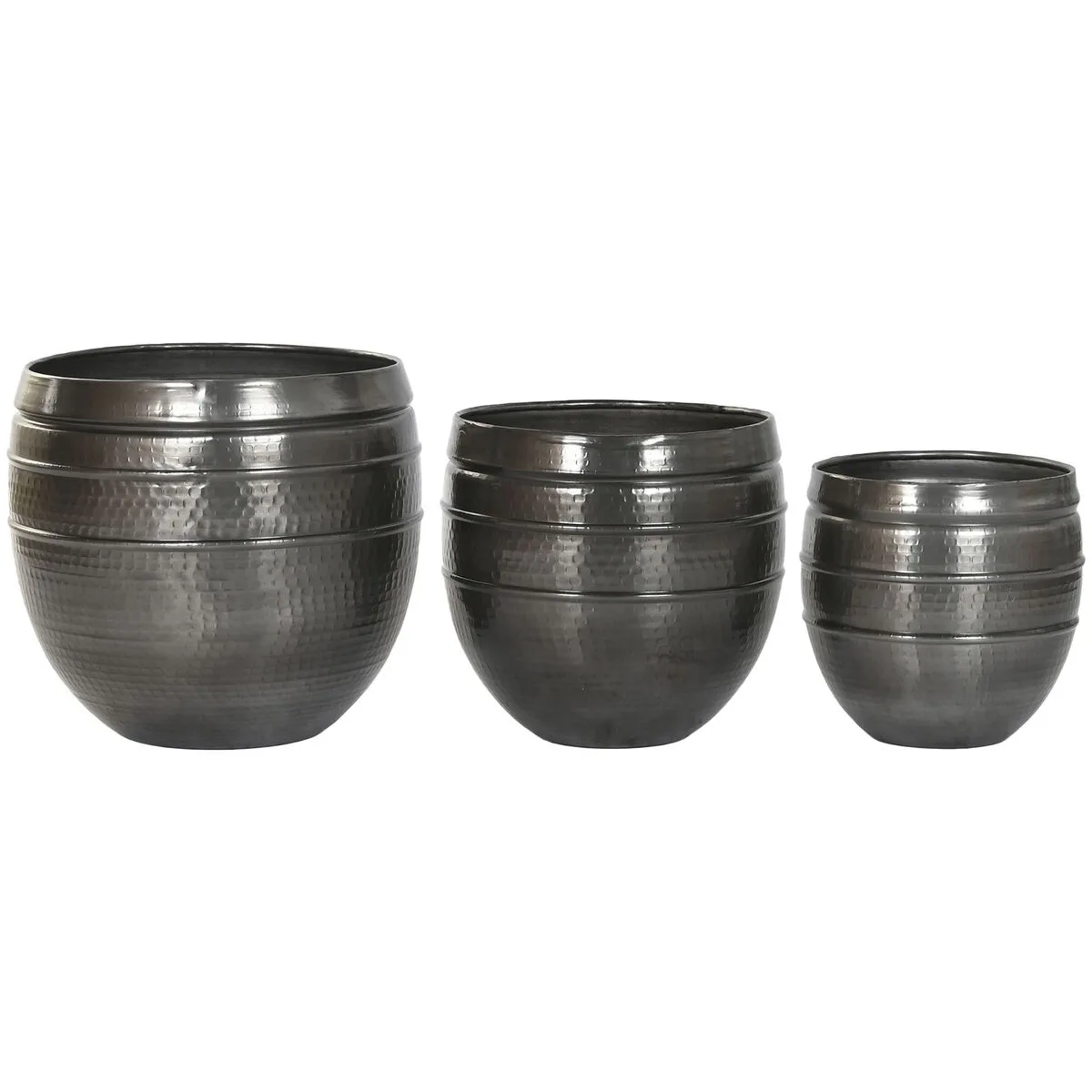 Cache pot home esprit gris aluminium moderne 41 x 41 x 40 cm 40 x 40 x 40 5 cm 3 pieces s306044916. Pour un quotidien optimisé et stylisé, faites confiance à Diaytar et son expertise en produits généraux et innovants