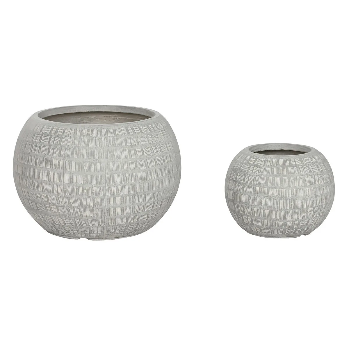 Cache pot home esprit gris magnesium 55 x 55 x 38 cm 2 pieces s306005824. Diaytar mise sur l'intelligence collective : notre communauté nous guide pour dénicher les produits les plus plébiscités.