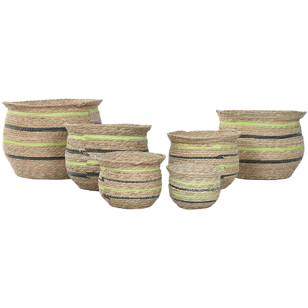 Cache pot home esprit marron vert fibre arabe 44 x 44 x 33 cm 6 unites s306077266. C'est officiel : Diaytar devient votre nouvelle addiction shopping. Des produits si bons, vous ne voudrez plus vous arrêter.