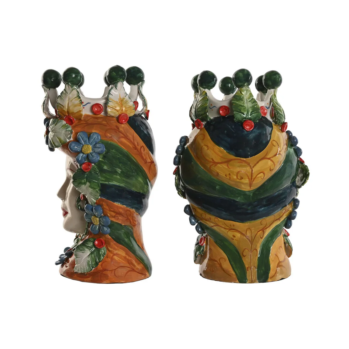 Cache pot home esprit vert multicouleur porcelaine 20 x 20 x 32 cm 2 unites s306043478. Diaytar : Votre destination shopping en ligne pour découvrir les dernières tendances et produits généraux soigneusement sélectionnés