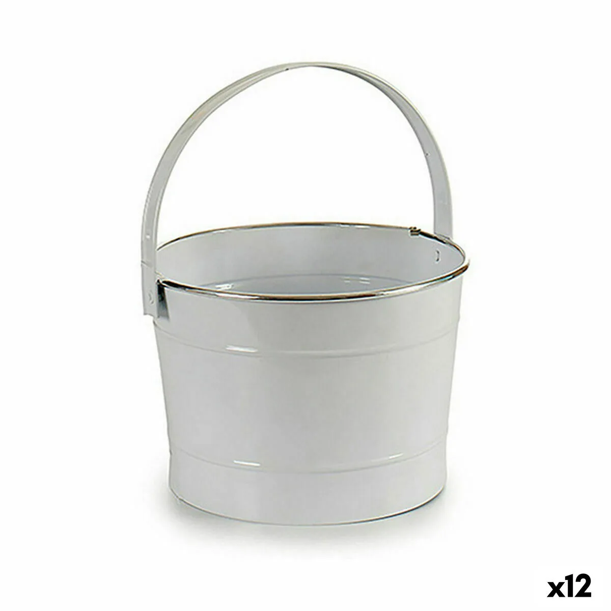 Cache pot ibergarden 49095 blanc argente zinc seau 25 x 29 5 x 27 cm 12 unites s362381273. Révélez votre style avec la collection capsule Diaytar, limitée et exclusive.