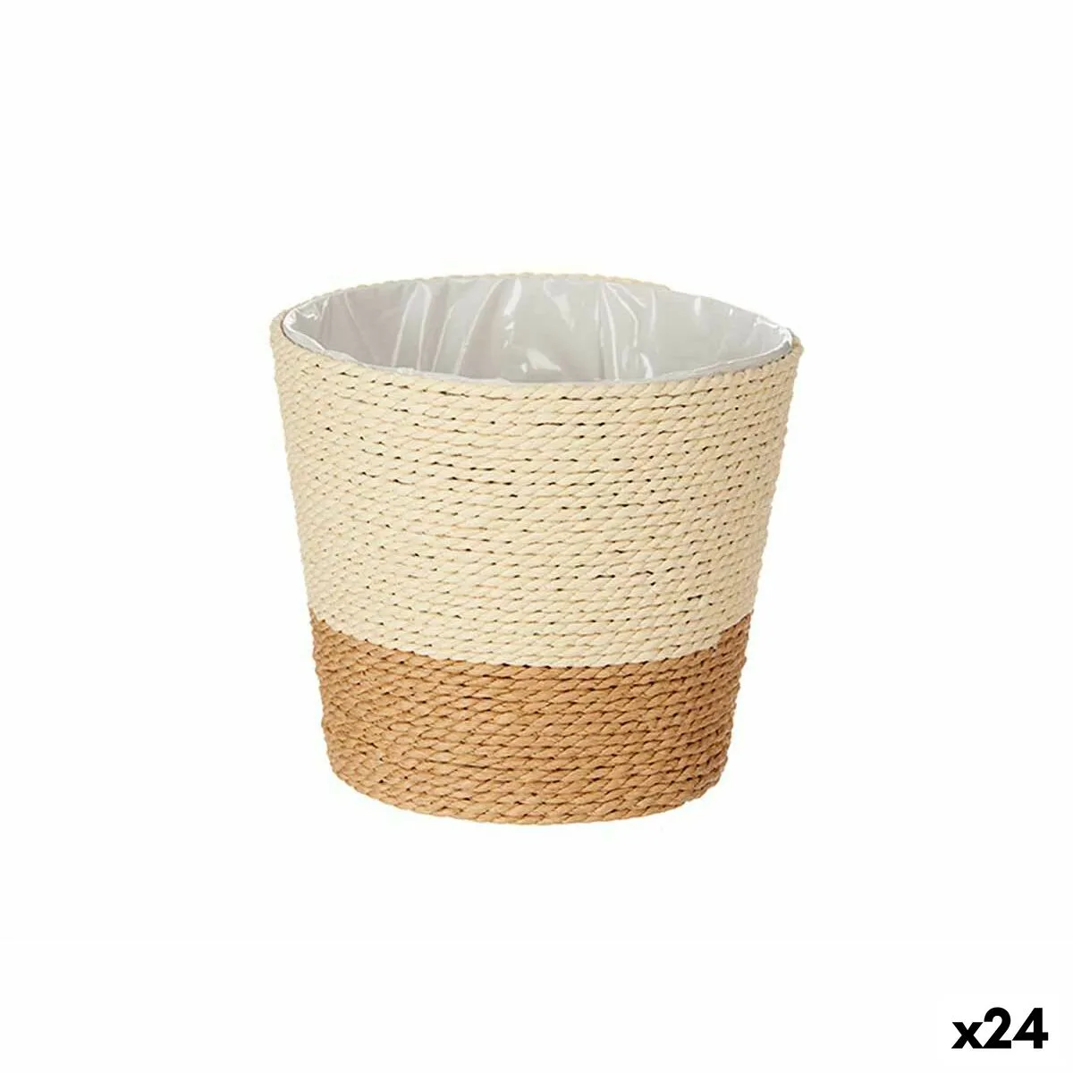 Cache pot ibergarden 86438 marron corde plastique 16 x 14 5 x 16 cm 24 unites s362625525. Diaytar mise sur l'intelligence collective : notre communauté nous guide pour dénicher les produits les plus plébiscités.