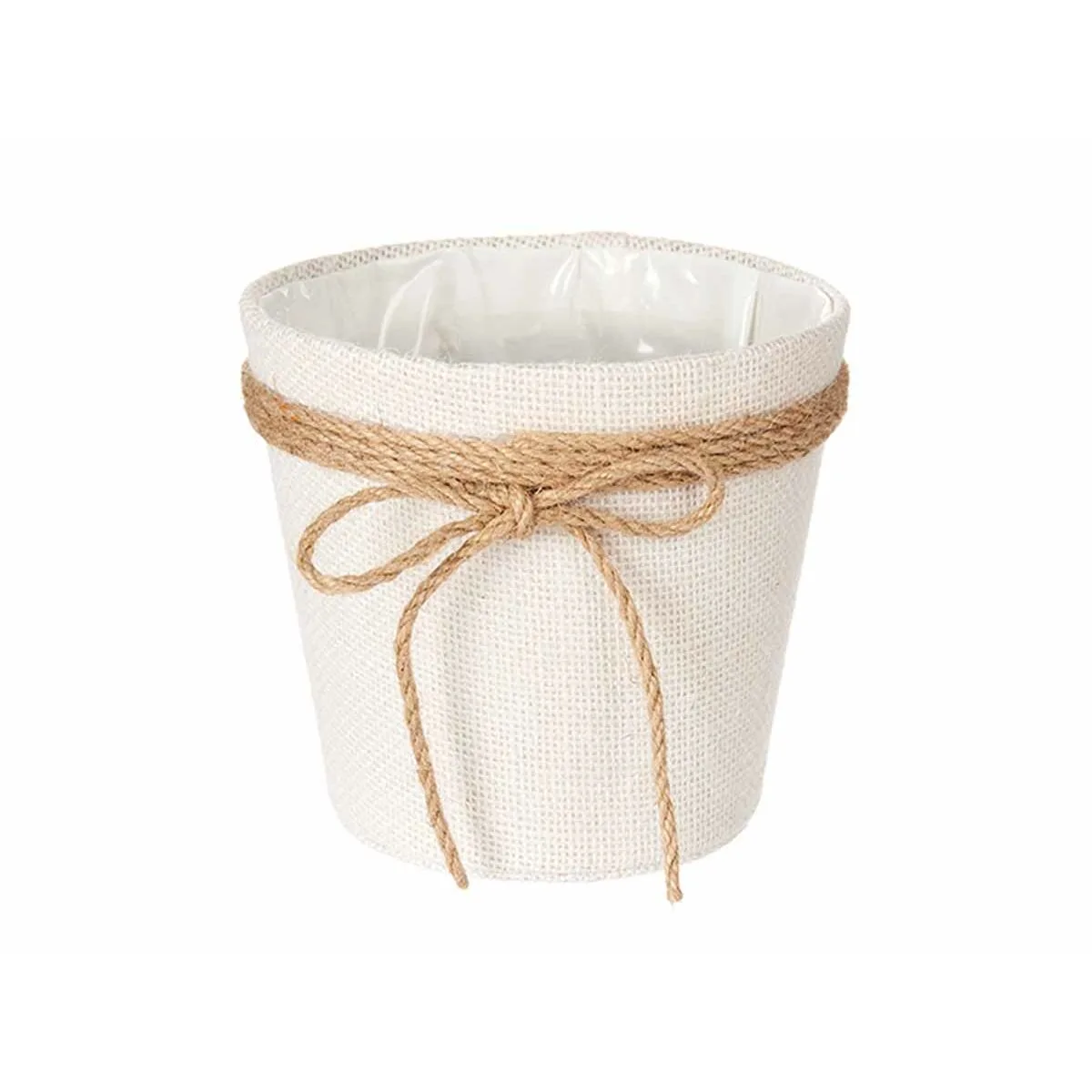 Cache pot ibergarden 86449 blanc marron tissu lien 16 x 15 x 16 cm 24 unites s362626199. Notre raison d'être : vous faire économiser le plus précieux des resources : votre temps. Bienvenue sur Diaytar, les produits triés sur le volet.