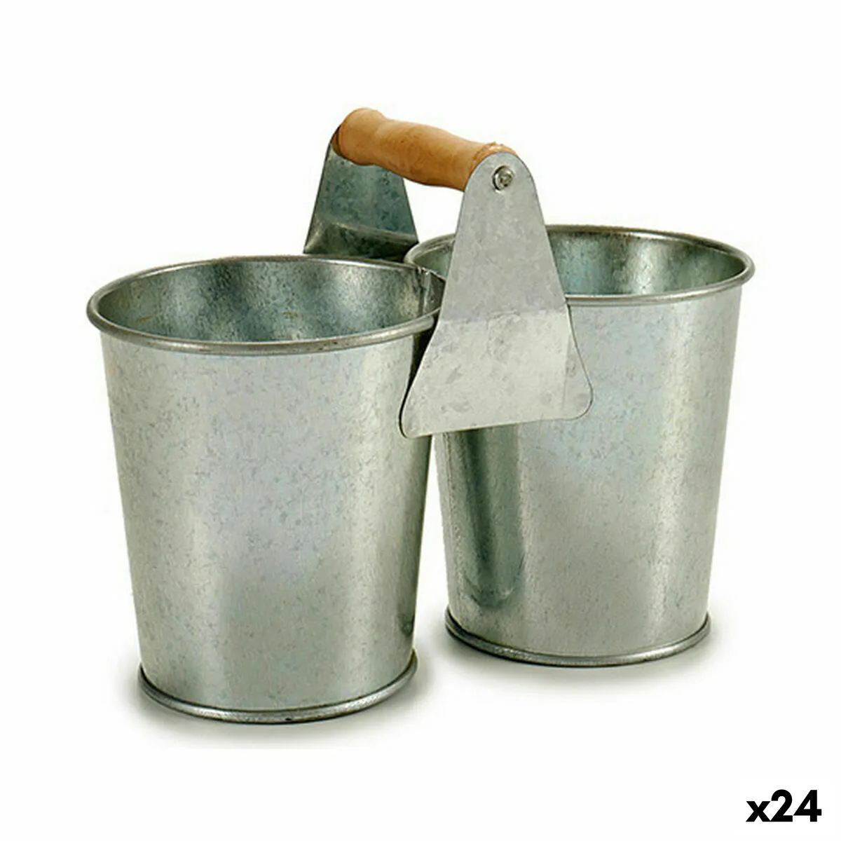 Cache pot ibergarden d60088 b marron argente bois zinc double 20 x 15 x 10 2 cm 24 unites s362458285. Diaytar, c'est la certitude de faire un choix judicieux. Chaque produit dans notre catalogue a passé nos tests exigeants.
