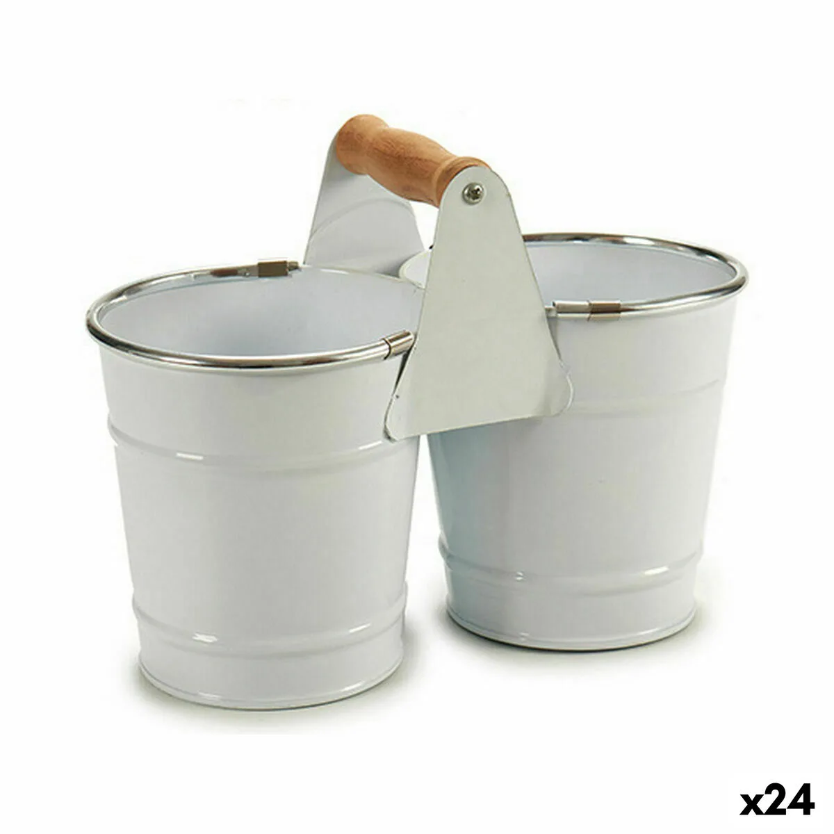 Cache pot ibergarden d60088 d blanc argente bois zinc double 20 x 15 x 10 2 cm 24 unites s362458482. Bienvenue chez Diaytar, où l'élégance rencontre l'innovation avec nos produits électroniques dernier cri et nos créations maison exclusives