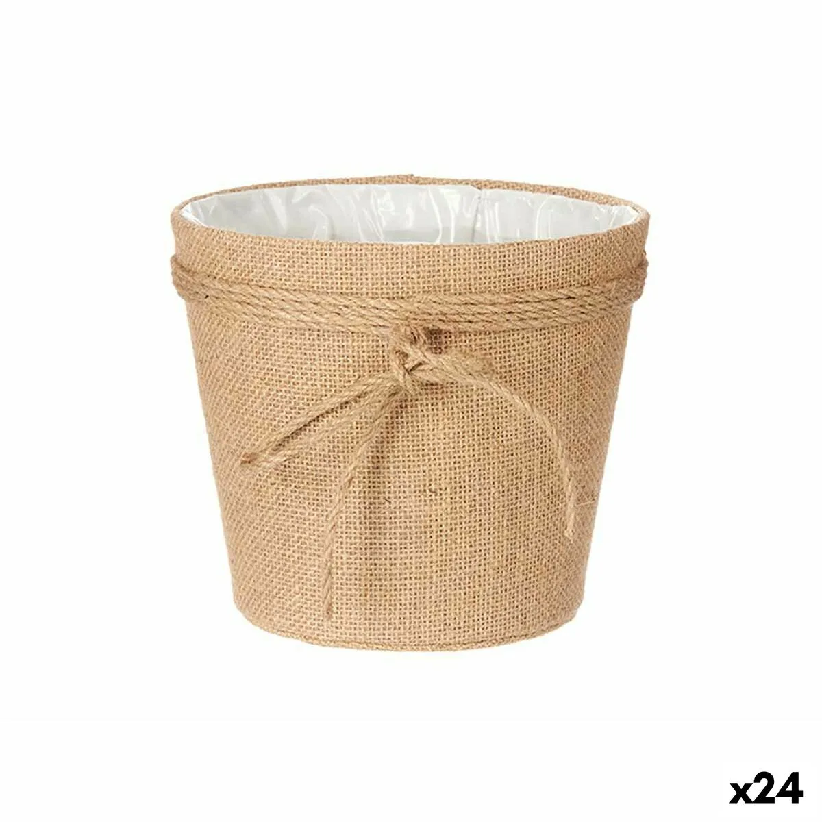 Cache pot ibergarden wy18 69 marron tissu lien 19 5 x 17 5 x 19 5 cm 24 unites s362626043. Chez Diaytar, chaque achat est une expérience unique. Explorez notre sélection premium !