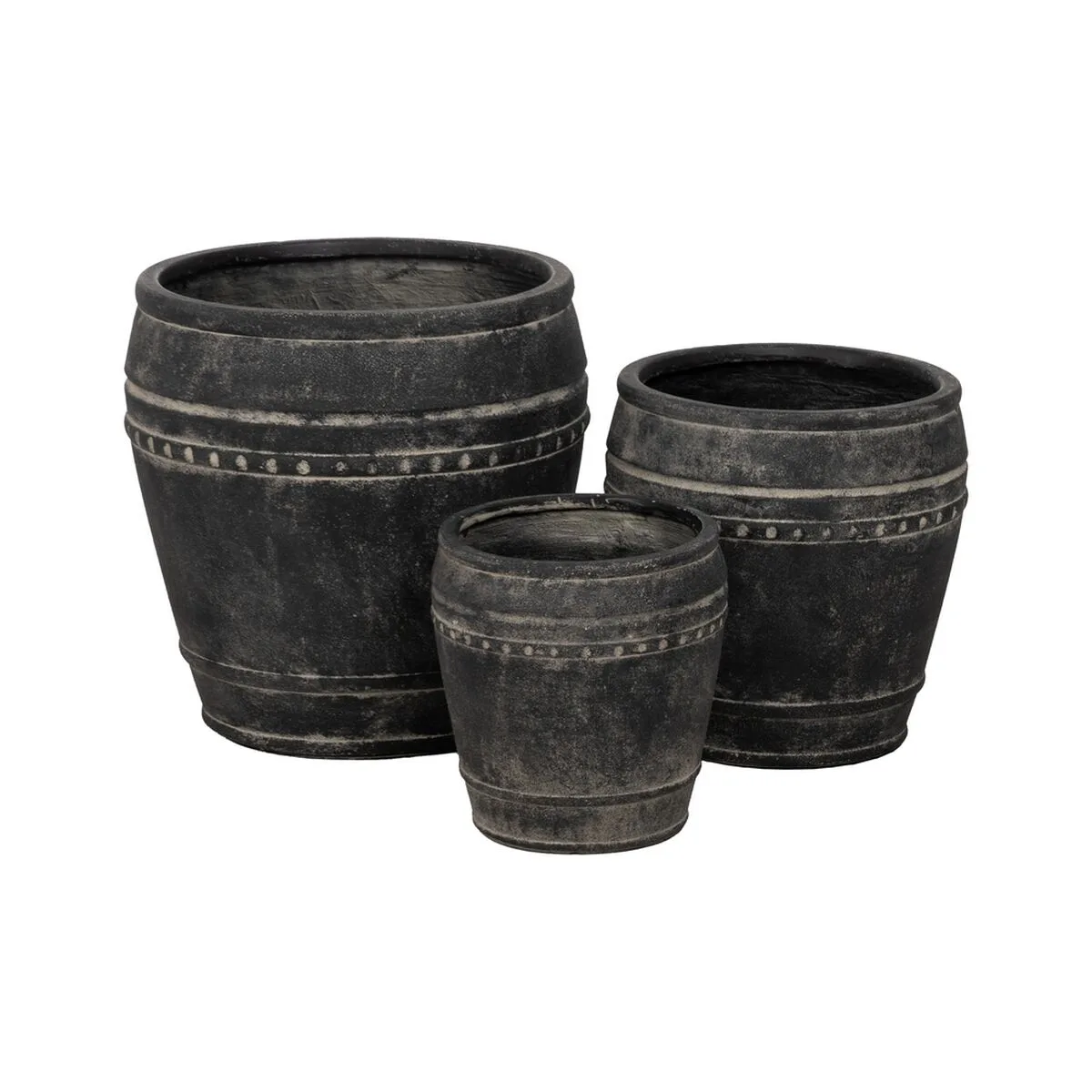 Cache pot noir 3 unites s880801411. Diaytar - L'art de bien vivre commence ici. Découvrez nos collections exclusives.
