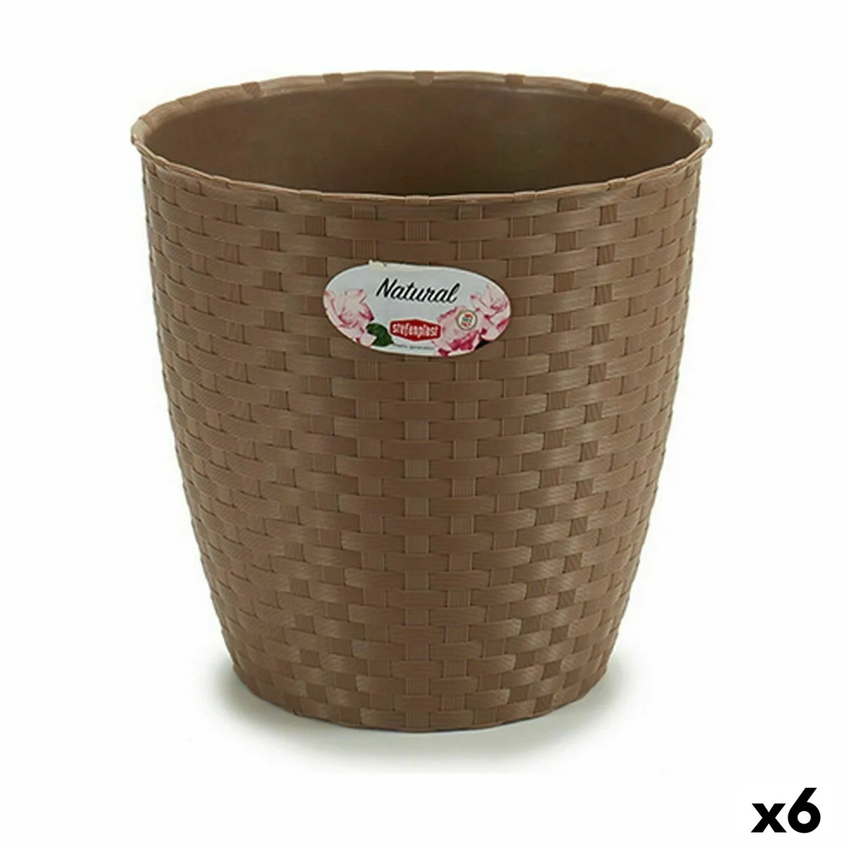 Cache pot stefanplast marron plastique 24 x 22 5 x 24 cm 6 unites s362360474. Diaytar, c'est la démonstration que le meilleur des produits est à portée de clic, sans compromis, sans attente.