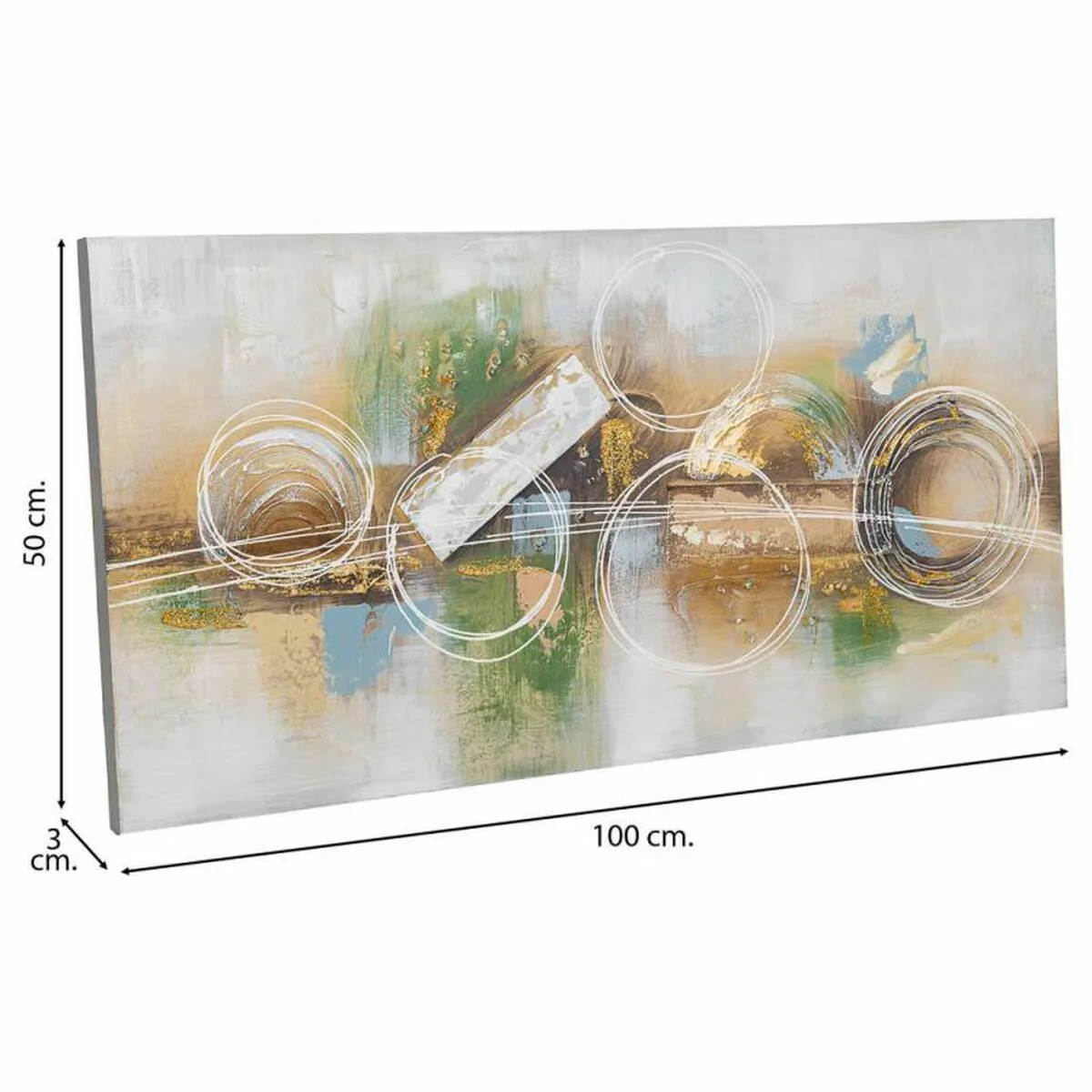Cadre alexandra house living toile bois d epicea 100 x 3 x 50 cm d163217918. Diaytar Fashion : Soyez à la pointe de la mode avec nos collections exclusives.