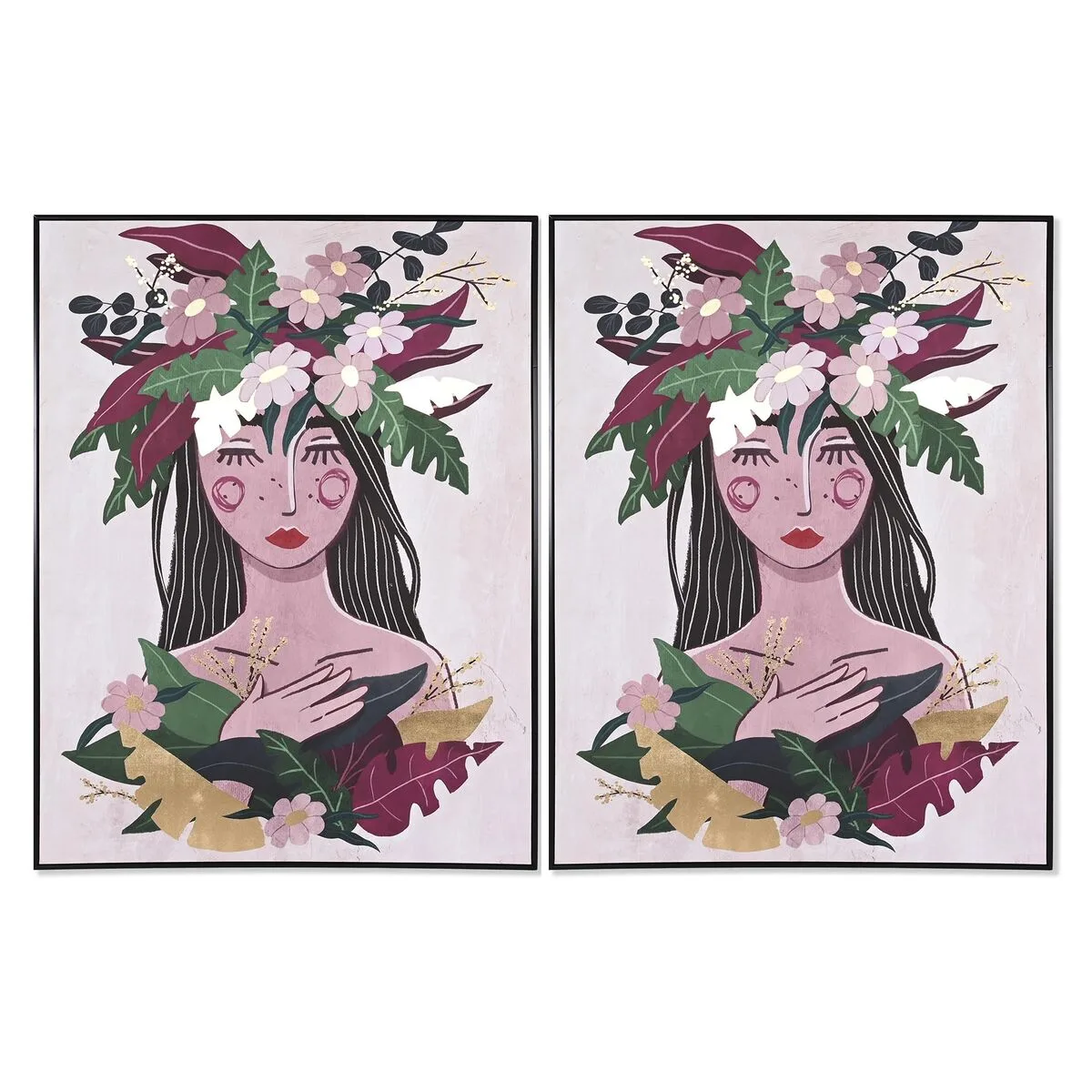 Cadre dkd home decor 103 x 4 5 x 143 cm fleurs scandinave 2 unites s303902258. Bienvenue dans l'écosystème Diaytar, où chaque produit a été pensé pour s'intégrer parfaitement dans votre vie moderne