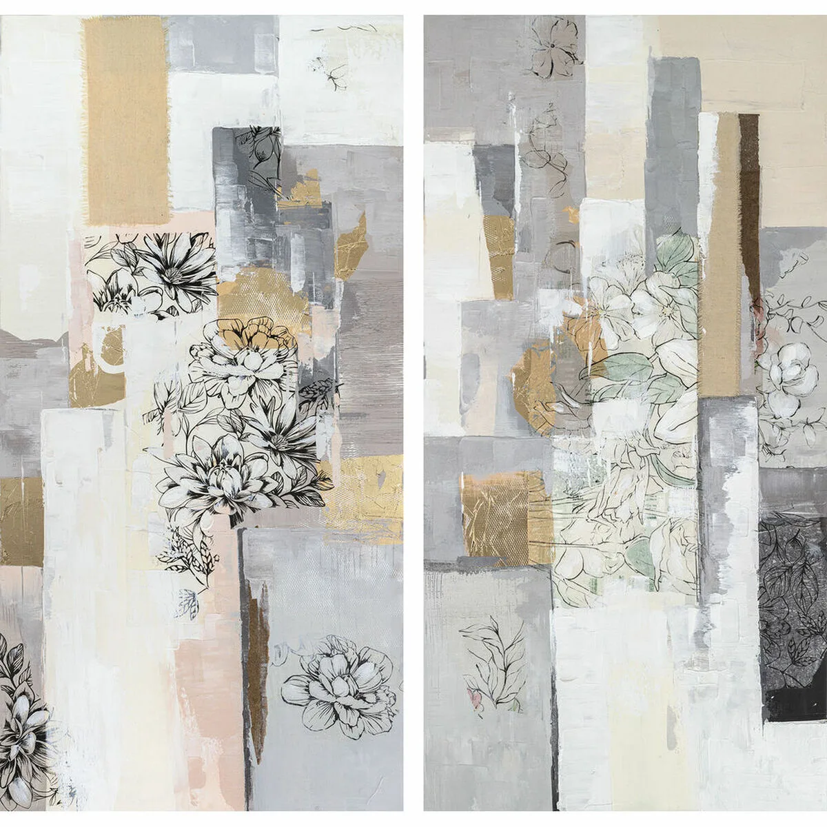 Cadre dkd home decor abstrait moderne 60 x 2 4 x 120 cm 2 unites s301810856. Diaytar ou l'éloge de la diversité : un catalogue riche et varié où chacun trouve son bonheur, quel que soit son style