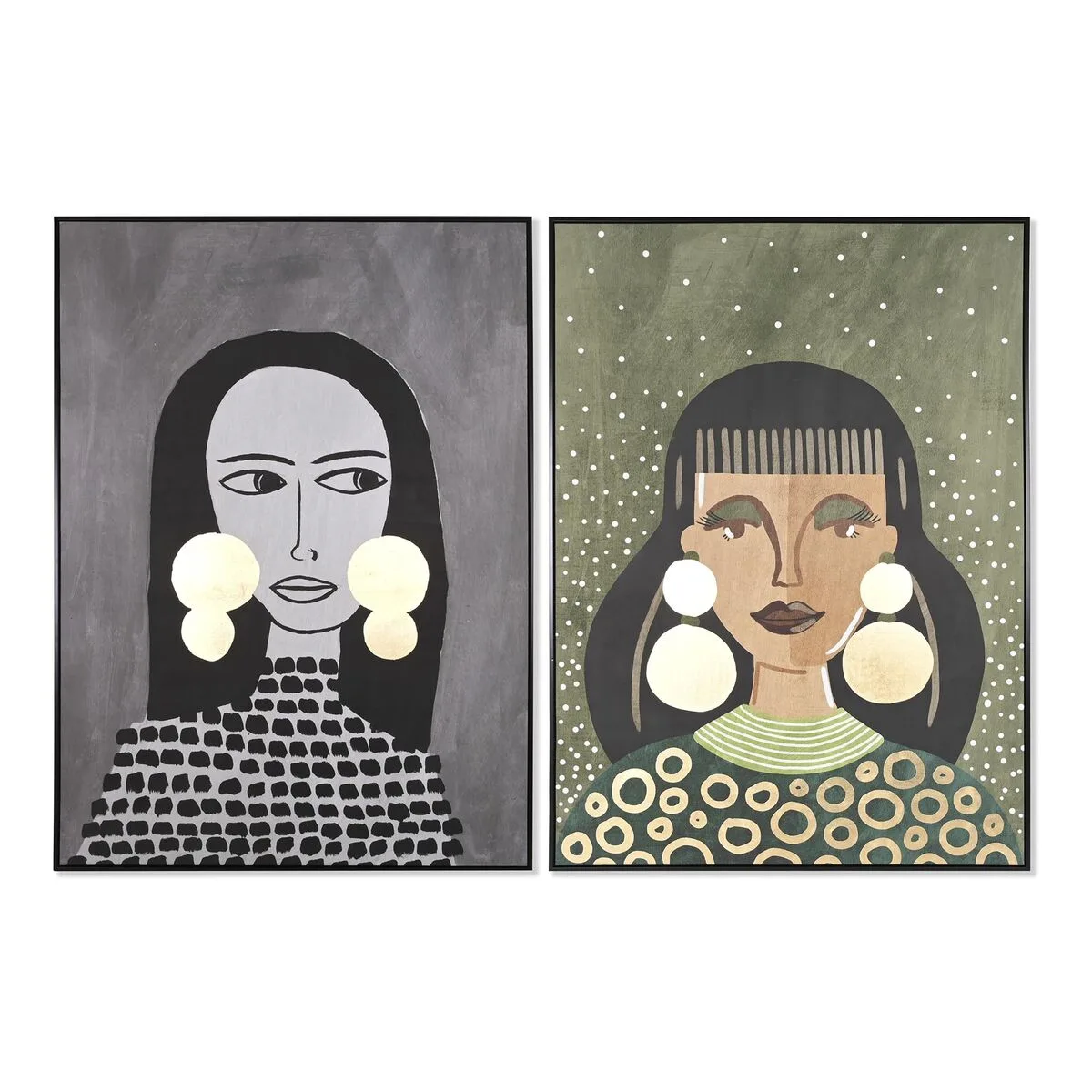 Cadre dkd home decor femme moderne 102 5 x 4 3 x 142 6 cm 2 unites s303902367. Diaytar : Votre portail vers un monde de produits où la frontière entre l'essentiel et le superflu devient délicieusement floue